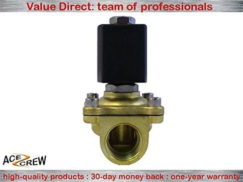 3/4 "220VAC صمام الملف اللولبي النحاسي الكهربائي NPT للغاز والماء والهواء N/C in Kuwait