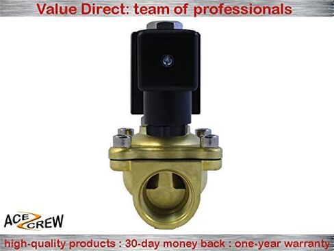 3/4 "220VAC صمام الملف اللولبي النحاسي الكهربائي NPT للغاز والماء والهواء N/C in Kuwait