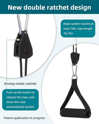 جهاز شد الرقبة للاستخدام المنزلي، ارجوحة مزدوجة السقاطة فوق الباب، سهلة التنظيف للعلاج الفيزيائي وتخفيف الام الرقبة وفتق القرص الفقري in Kuwait