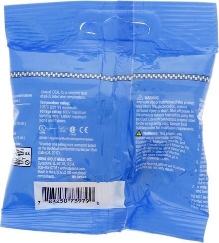 شركة IDEAL INDUSTRIES INC. 30-1333S موصل 3 منافذ مدمج باللون البرتقالي، (10PK) in Kuwait