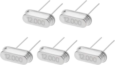 uxcell DIP Quartz Crystal Oscillators Resonators 12MHz HC-49S Replacements 5 Pcs in Saudi Arabia
