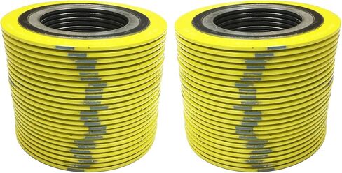 Sterling Seal SSI9000IR1304GR300X48 304 SS Spiral Wound Gasket with 304SS Inner Ring and Flexible Graphite Filler for 1" Pipe, Pressure Class 300#, 4" Length, 1.06" ID, 1.25" OD (Pack of 48) in Saudi Arabia