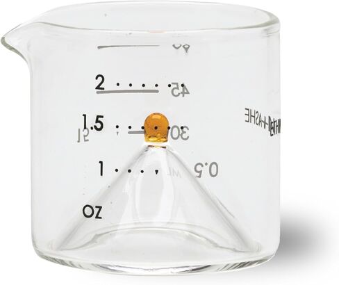 Cocktail Jigger For Bartending - Ethan + Ashe - Lab Series - Durable Borosilicate Glass - 15ml, 30ml, 45ml, and 60ml Measuring Cup In One in Saudi Arabia