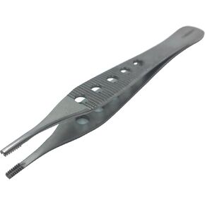 IMS ADB-475 Premium Quality Adson Brown Tissue Forceps 9 x 9 Teeth Straight in Saudi Arabia