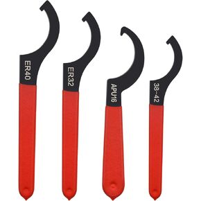 Mdvora Coilover Spanner Wrench Set, 2/4/6/10pcs Coilover Wrench, C-Shape Spanner Wrench, Shock Spanner Hook Wrench Tools, for Suspension System and Shock Adjustment(6pcs)