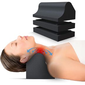 Cervical Traction Orthotic Chiropractic Neck Alignment Device for Spinal Curve Tension Stretching Forward Head Posture Pain Relief and Physical Therapy (Lilac) in Saudi Arabia