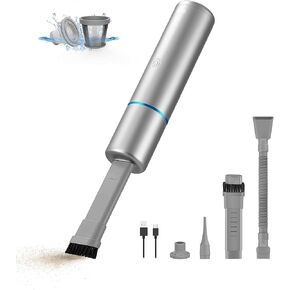 Brigii Mini Vacuum Cleaner,Small Handheld Vacuum Cordless USB Rechargeable,Dust Buster and Blower 2 in 1, Easy to Clean Desktop, Keyboard, Drawer, Car Interior and Other Crevices, Small Spaces-Y120