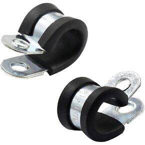 مشابك أسلاك مطاطية من الفولاذ المقاوم للصدأ مع مشبك كابل من توهيا، مشابك أنابيب مبطنة مطاطية، مشابك معدنية in Kuwait