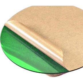 DMiotech 7 بوصة قطر 2 مم ورقة أكريليك سميكة دائرة دائرية قرص PMMA لوح أكريليك للحرف اليدوية DIY عرض مشروع تسجيل فارغ أخضر شفاف in Kuwait