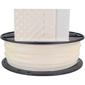 3D Fuel Standard PLA+ 3D Printing Filament, Made in USA with Dimensional Accuracy +/- 0.02 mm, 1 kg 1.75 mm Spool (2.2 lbs) in Bone White in Saudi Arabia