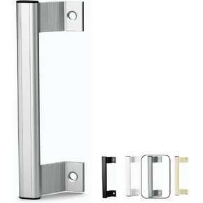 Sliding Glass Door Set, 6-5/8", Black - Patio Door Handle Replacement Thick Used on Both Left and Right-Handed. (Keyed)