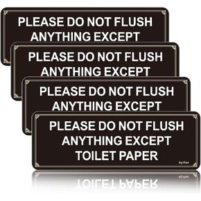 4 Pack Authorized Personnel Only Sign,Self-adhesive for Home and Business Acrylic with Symbols 9"x3" Black Gold Easy to Mounting Outdoor or Indoor Use