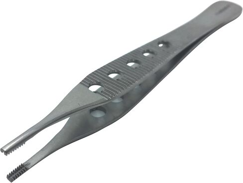 IMS ADB-475 Premium Quality Adson Brown Tissue Forceps 9 x 9 Teeth Straight in Saudi Arabia