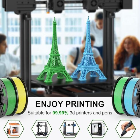 حزمة خيوط الطابعة ثلاثية الأبعاد WEEFUN 250 جم × 4 بكرات، 1.75 مم PLA خيوط طباعة ثلاثية الأبعاد، أربعة ألوان زاهية وردي/أرجواني/برتقالي/ذهبي، خيوط PLA لمعظم الطابعات ثلاثية الأبعاد in Kuwait