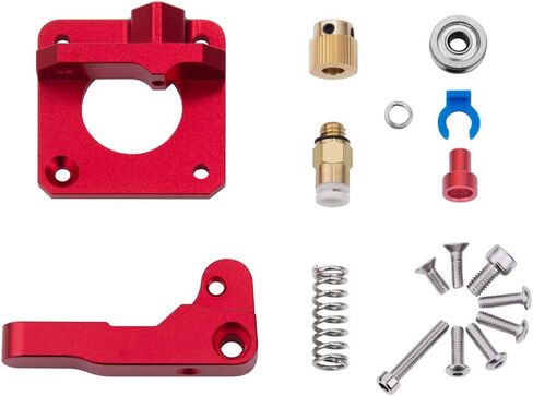 LONGER 3D 0.4mm Red Metal Extruder Aluminum for 1.75mm Filament Suit for LK1 / LK4 / LK4 Pro / LK5 Pro, Also Supporting Other 3D Printers in Kuwait