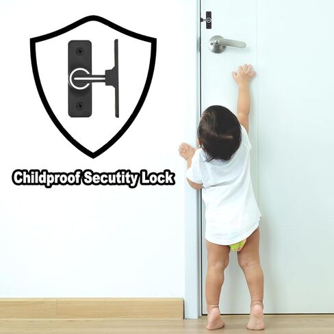 مزلاج قفل باب الحظيرة من uxcell، أقفال باب الحظيرة المنزلقة بزاوية 90 درجة، أجهزة مزلاج أقفال باب الحظيرة، أقفال باب قابلة للطي للحظيرة، البوابة، الحديقة، الخزانة، النافذة، أسود مضيء in Kuwait