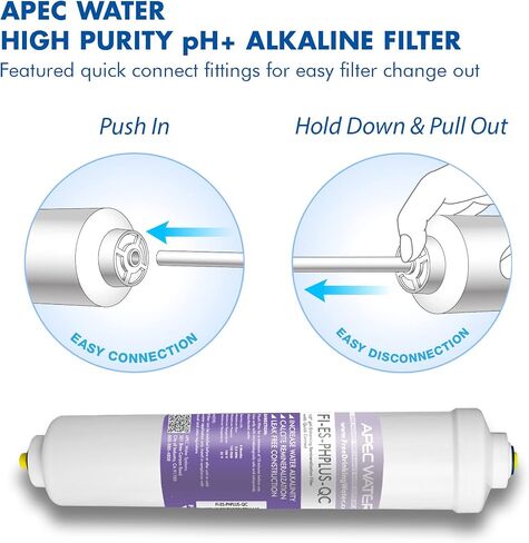 APEC أنظمة المياه FILTER-SET-ESPH مجموعة مرشح استبدال عالية السعة لسلسلة Essence نظام تصفية المياه القلوية التناضح العكسي المرحلة 1-3 و6 in Kuwait
