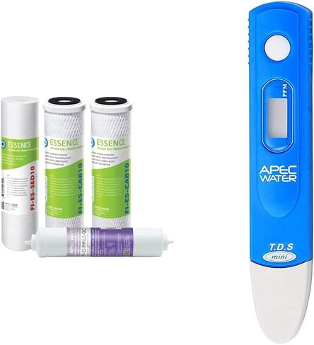 APEC أنظمة المياه FILTER-SET-ESPH مجموعة مرشح استبدال عالية السعة لسلسلة Essence نظام تصفية المياه القلوية التناضح العكسي المرحلة 1-3 و6 in Kuwait