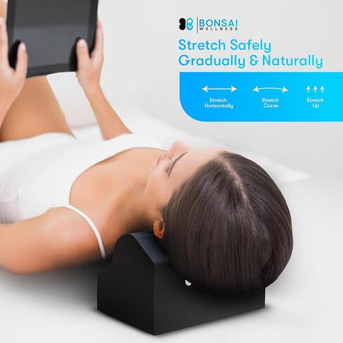 Cervical Traction Orthotic Chiropractic Neck Alignment Device for Spinal Curve Tension Stretching Forward Head Posture Pain Relief and Physical Therapy (Lilac) in Saudi Arabia