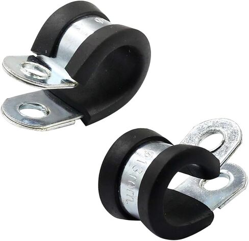 مشابك أسلاك مطاطية من الفولاذ المقاوم للصدأ مع مشبك كابل من توهيا، مشابك أنابيب مبطنة مطاطية، مشابك معدنية in Kuwait