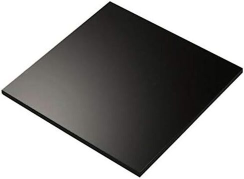 3/16 بوصة (4.5 مم) أسود لامع 24 بوصة × 12 بوصة لوح زجاج شبكي من الأكريليك المصبوب بسمك 0.177 بوصة AZM in Kuwait