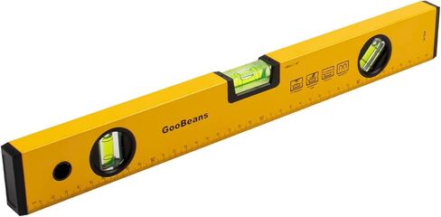 Goobeans قياس مستوى الروح (40.64 سم) سبيكة ألومنيوم توربيدو مستوي / المستوى / 45 درجة ، 40 سم ، مقاوم للصدمات للبناء ، نجارين ، تعليق صورة in Kuwait