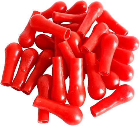 لمبة مطاطية قطارة من بايبيت دروبر حمراء لمصباح مطاطي بكرات شفط مطاطي، مناسبة ل3 مل 5 مل 10 مل 15 مل 20 مل ماصات 30 عبوة in Kuwait