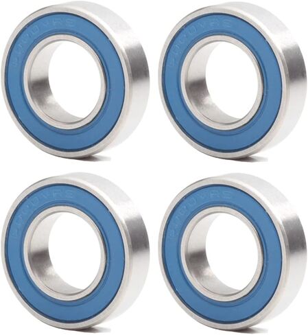 6800 VRS MAX Cartridge Bearings, Size 10x19x5mm Chrome Steel Blue Sealed with Grease, 6800LLU Cart Full Balls Bearing for MTB Hub Pivot, (Pick of 4Pcs) in Saudi Arabia