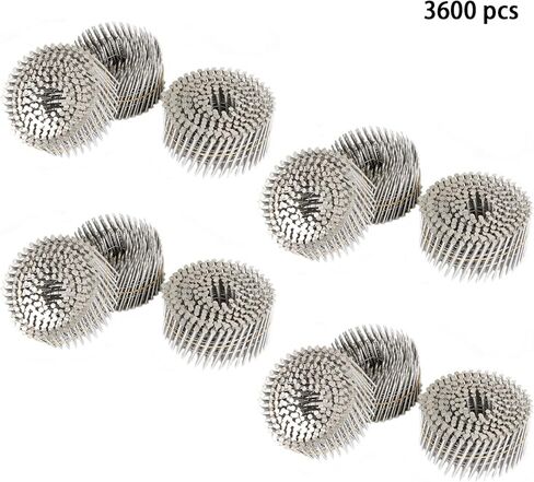 Timunr 3600 Count Siding Nails Full Round Head Wire Collated 15-Degree 2-1/2 Inch x .090 Inch 304 Stainless Steel Coil Siding Nail in Saudi Arabia