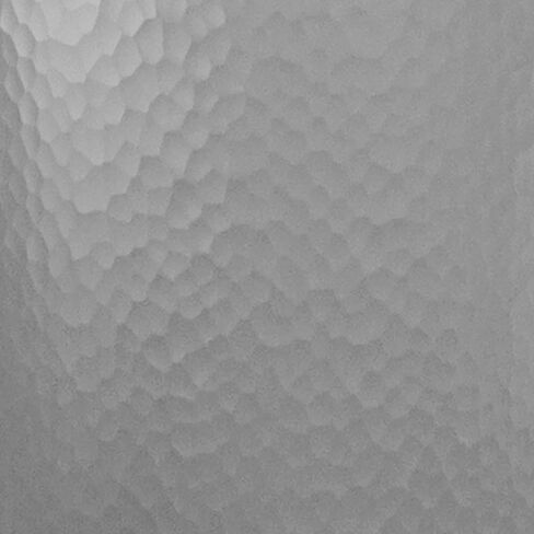 Bath Bliss Hammered Design Waste Bin | 1 Pack | Round Open Top | 10 Liter | Bathroom Trash Can | Kitchen | Office | Bedroom | Textured Plastic | Wastebasket | Black in Kuwait