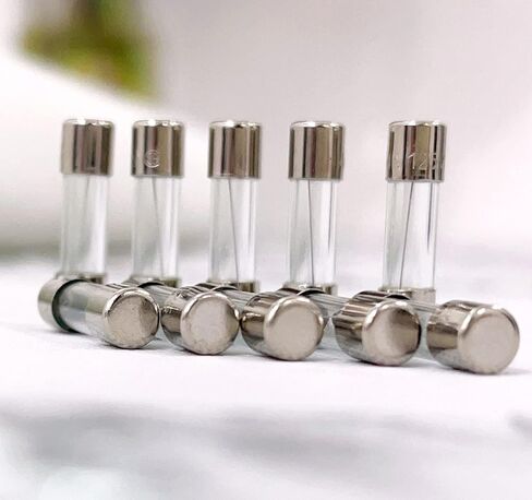 12 PCS Glass Fuses, 5 X 20mm F10AL 125V, 0.2 X 0.78 in 10 Amp Fast-Blow Fuse 125V, 10A 125 Vlot. in Saudi Arabia