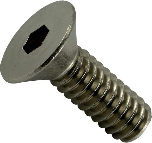 Hard-to-Find Fastener 014973181857 Flat Head Socket Cap Screws, 1/4-20 x 3/4-Inch, 10-Piece in Saudi Arabia