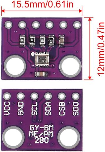 Coliao 8pcs BMP280 3.3V High Precision Atmospheric Pressure Sensor Module Digital Barometric Pressure Sensor GY-BMP280-3.3 Temperature Humidity Sensor Module in Saudi Arabia