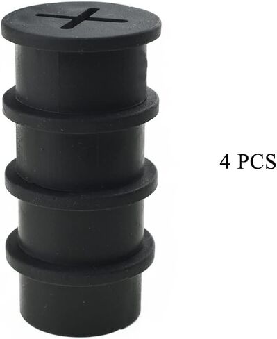 HAHIYO 4Pcs 0.8Inch/20mm Yellow Flexible Rubber Desk Grommet Wire Grommet Cable Management Cord Hole Cover Desk Wire Hole Insert Wire Organizer for Computer Office Home School Equipment Systems in Kuwait
