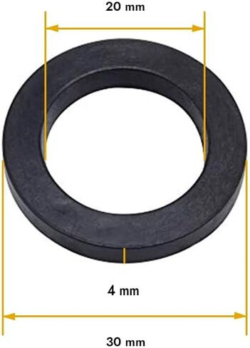 Grommet Eyelet Ring 1 inch Rubber Washer Gaskets 1 inch Rubber Washer Seals (10 Pieces in Pack) in Saudi Arabia