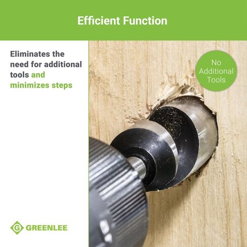 Greenlee - Bit، Auger، تغيير سريع 3/4A، صناعة الثقوب (60A-3/4) in Kuwait