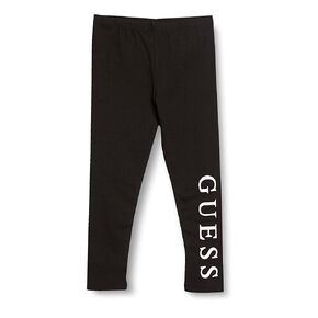 بنطال ضيق من الجيرسيه القابل للتمدد بشعار عمودي للفتيات من GUESS in Kuwait