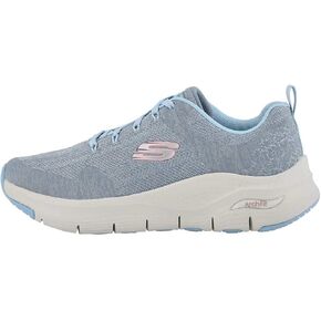 Skechers Women's Arch Fit Big Appeal Lace-Up Sneaker Slate Blue in Kuwait