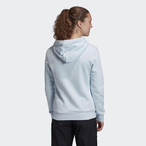 سويت شيرت بقلنسوة للسيدات من Adidas Essentials Linear Over Head in Kuwait