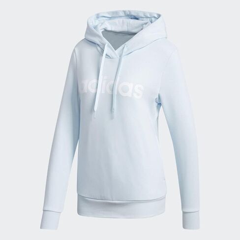 سويت شيرت بقلنسوة للسيدات من Adidas Essentials Linear Over Head in Kuwait