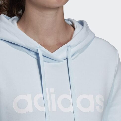 سويت شيرت بقلنسوة للسيدات من Adidas Essentials Linear Over Head in Kuwait
