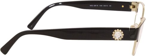 Versace Women's VE1267B 1433 Gold/Black Full Rim Eyeglasses Optical Frame 55mm in Saudi Arabia
