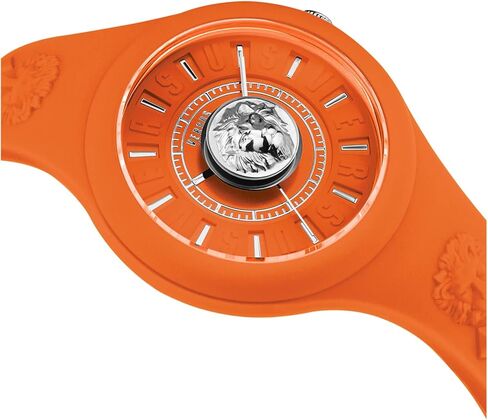 Versus Versace Womens Orange 39 mm Fire Island Lion Watch VSPOQ1E21 in Saudi Arabia