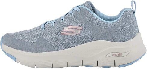 Skechers Women's Arch Fit Big Appeal Lace-Up Sneaker Slate Blue in Kuwait