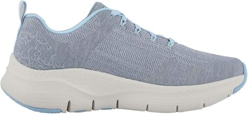 Skechers Women's Arch Fit Big Appeal Lace-Up Sneaker Slate Blue in Kuwait