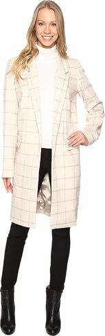 Calvin Klein Women's Windowpane Carcoat in Saudi Arabia