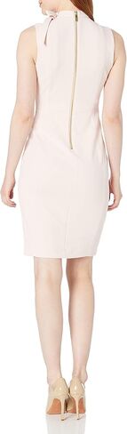 Calvin Klein Women's Sleeveless Seamed Sheath with Tie Neck in Saudi Arabia