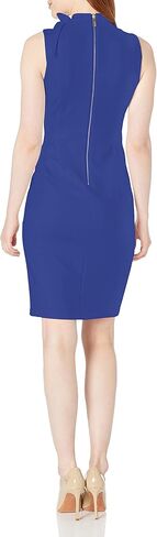 Calvin Klein Women's Sleeveless Seamed Sheath with Tie Neck in Saudi Arabia