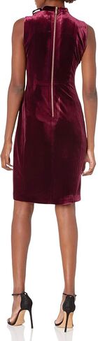 Calvin Klein Women's Sleeveless Seamed Sheath with Tie Neck in Saudi Arabia