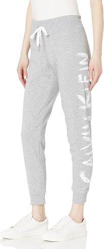 Calvin Klein Performance Jumbo Brushed Logo Jogger, Pearl Grey Heather, X-Large in Saudi Arabia